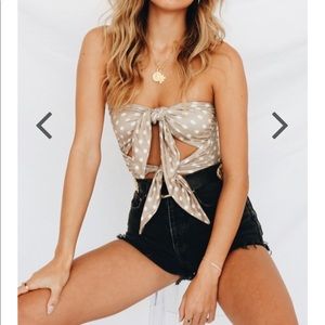 Italian Heat Tie-Front Verge Girl Bodysuit